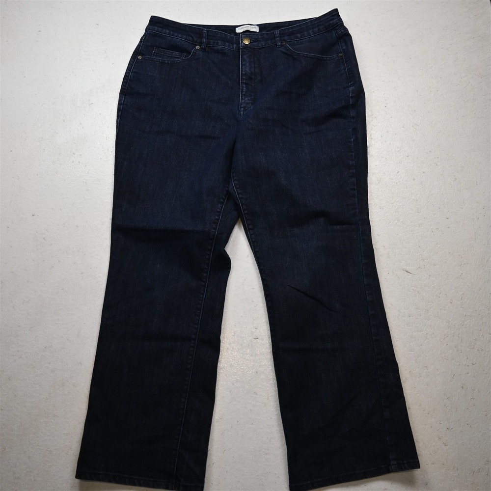 Coldwater Creek 16 Petite High Rise Classic Rinse Stretch Denim Womens Jeans